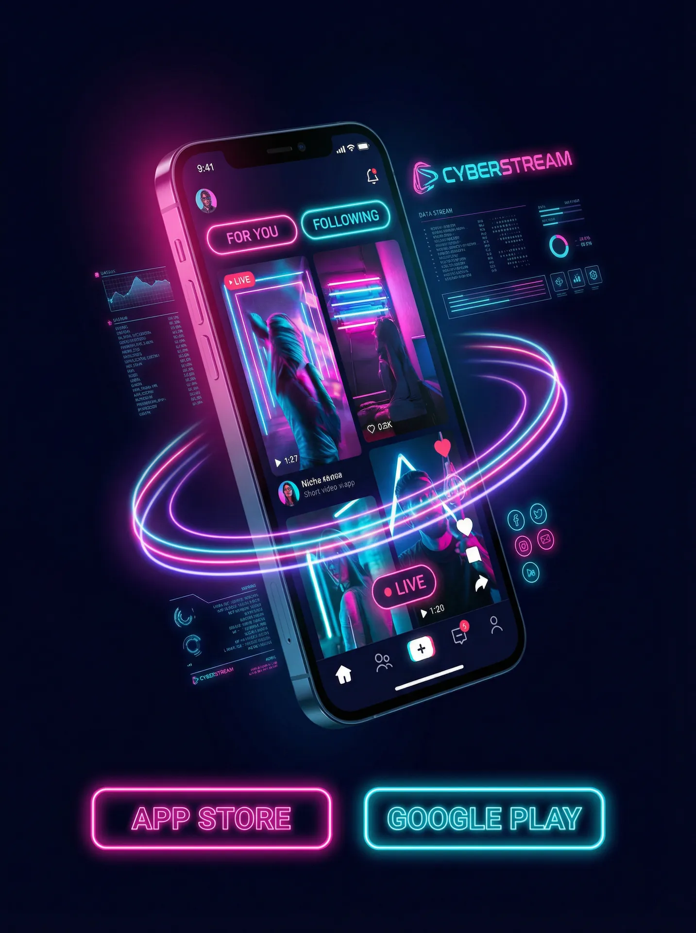 大象传媒 APP界面预览